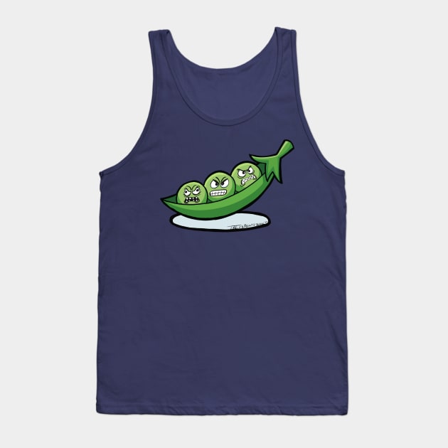 Angry Peas Tank Top by Sarcs House of Monkey Heads and Weird Shit